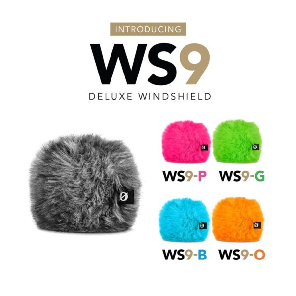 RODE WS9-B (Blue) Deluxe Furry Windshield for VideoMicro & VideoMic Me Range - Image 2
