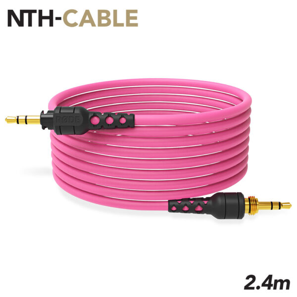 Rode NTH-CABLE24 Pink (2.4m Headphone Cable in Pink)