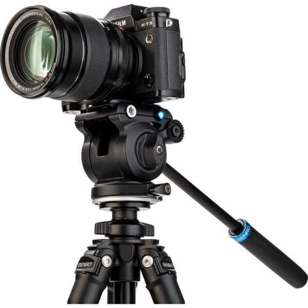 Benro S2PRO Video Head 2.5kg Payload QR2PRO Plate - Image 2