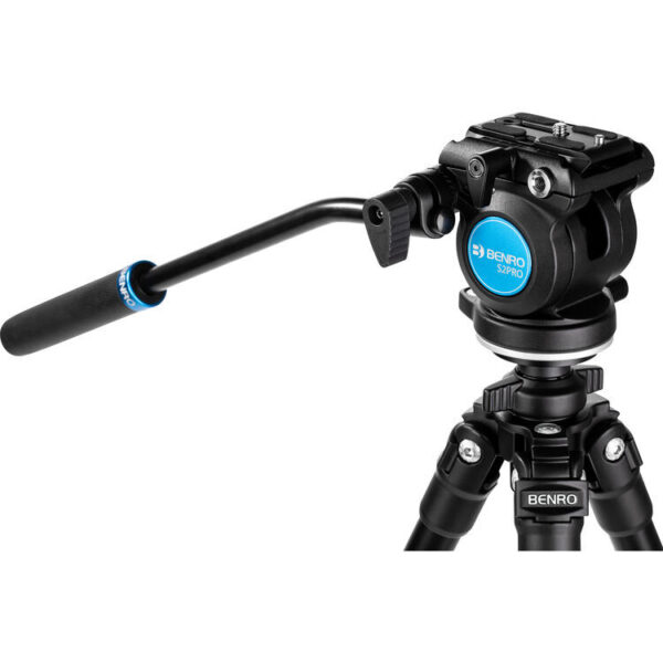Benro S2PRO Video Head 2.5kg Payload QR2PRO Plate - Image 3