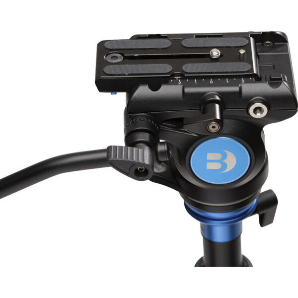 Benro S4PRO Video Head 4kg Payload QR4PRO Plate - Image 5