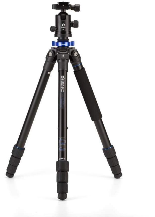 Benro Mach3 Tripod Series 2 Aluminium 4 Section Monopod Twist Lock B2 Ball Head
