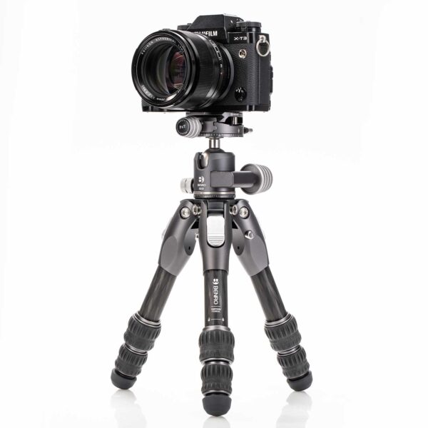 Benro Tortoise 03C Carbon Fibre 4 Section Photo Tripod Twist Lock GX25 Ball Head - Image 4