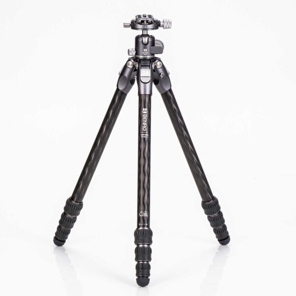 Benro Tortoise 14C Carbon Fibre 4 Section Photo Tripod Twist Lock GX25 Ball Head