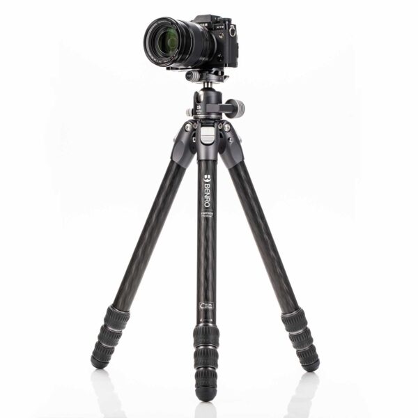 Benro Tortoise 34C Carbon Fibre 4 Section Photo Tripod Twist Lock GX35 Ball Head - Image 3