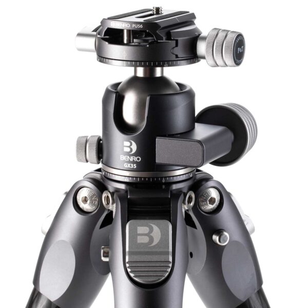 Benro Tortoise 34C Carbon Fibre 4 Section Photo Tripod Twist Lock GX35 Ball Head - Image 7