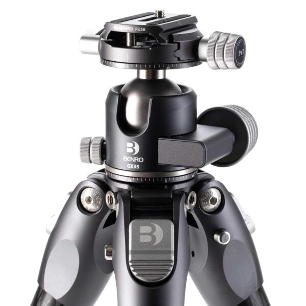 Benro Tortoise 35C Carbon Fibre 5 Section Photo Tripod Twist Lock GX35 Ball Head - Image 8