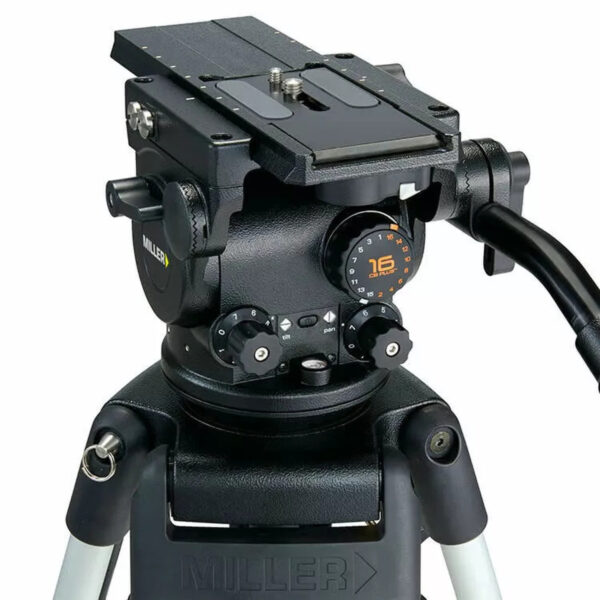 Miller CompassX CX8 Solo 75 2-Stage Carbon Fibre Tripod System - Image 2