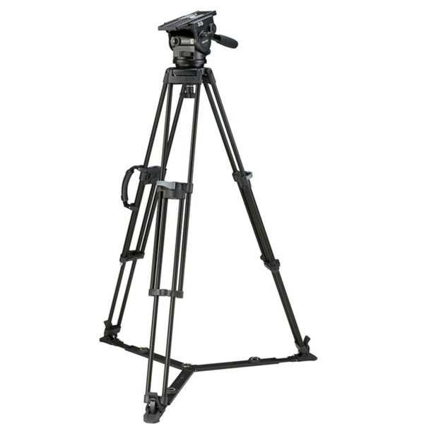 Miller ArrowX 3 Sprinter II 1 Stage Alloy Tripod System With Ground-Level Spreader