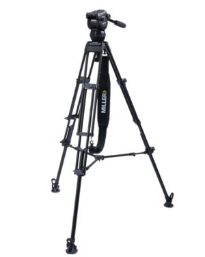 Miller CompassX CX2 Fluid Head With Toggle 2-Stage Alloy Tripod (Mid-Level Spreader)