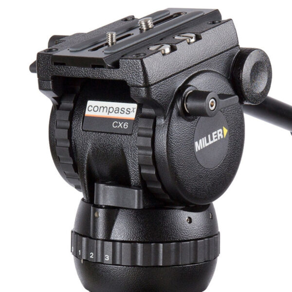 Miller CX10 Solo-Q 100 3 Stage Carbon Fibre Tripod System - Image 2