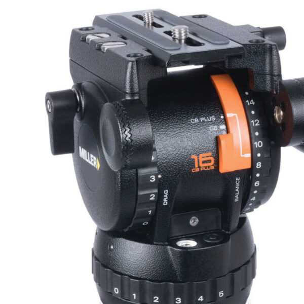 Miller CiNX 7 HDC 150 1 Stage Alloy Tripod System With Ground Level Spreader - Image 3