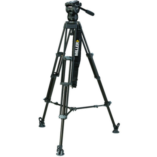 Miller CompassX CX8 Toggle 2-Stage Alloy Tripod System With Above Ground Spreader