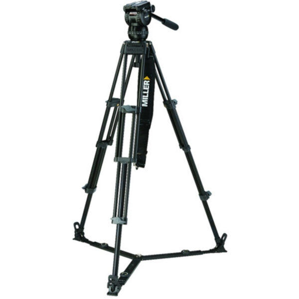 Miller CompassX CX8 Toggle 2-Stage Alloy Tripod System With Ground Spreader