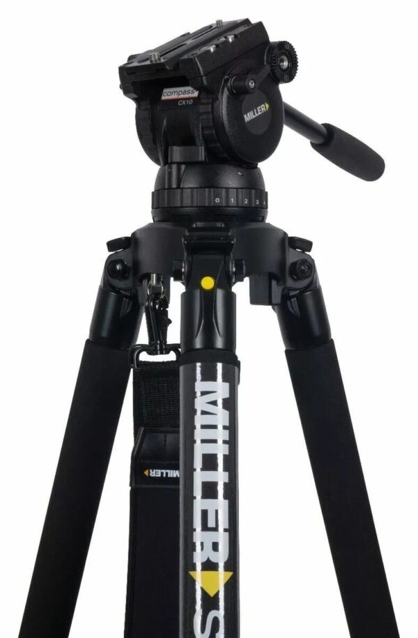 Miller Baby Legs 2-Stage Alloy Tripod W/ Soft Case And Ground Spreader - Image 2