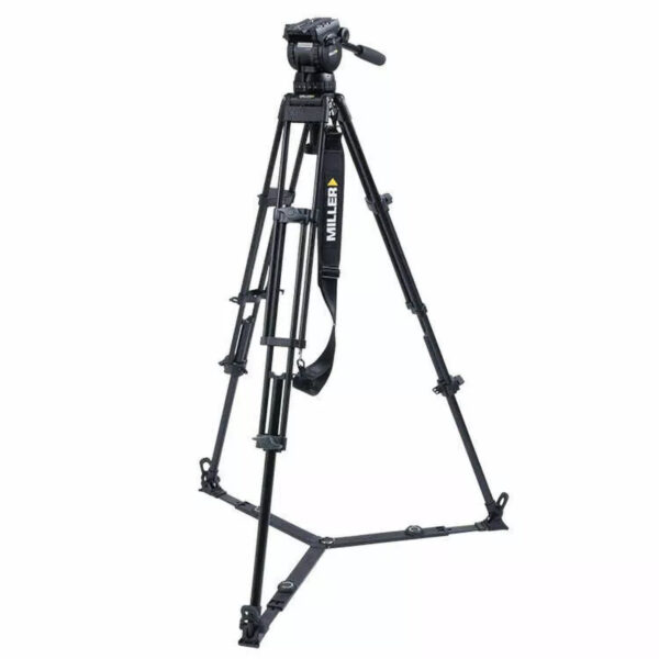 Miller CX10 Toggle 2 Stage Alloy Tripod System With Ground Spreader