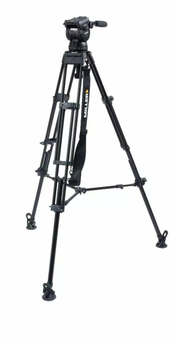 Miller CX14 Toggle 2 Stage Alloy Tripod System With Above Ground Spreader