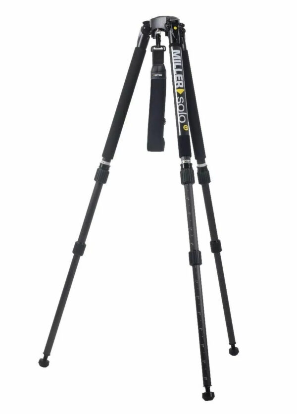 Miller Solo-Q 75 2 Stage Carbon Fibre Tripod Legs