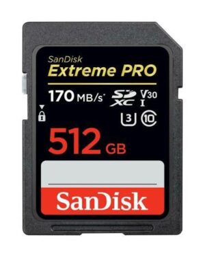 SanDisk Extreme Pro SDXC SDXXY 512GB 170MB/s R 90MB/s W