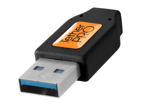 Tether Tools TetherPro USB 3.0 to USB-C 4.6m Black - Image 3