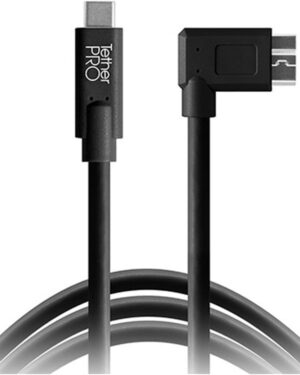 Tether Tools TetherPro USB-C to USB 3.0 Micro-B Right Angle 4.6m Black