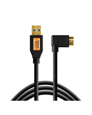 Tether Tools TetherPro USB 3 Micro-B Right Angle Adapter 4.6m Black
