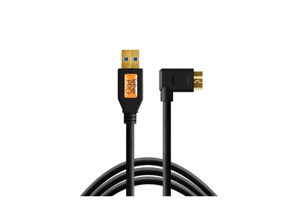 Tether Tools TetherPro USB 3 Micro-B Right Angle Adapter 4.6m Black