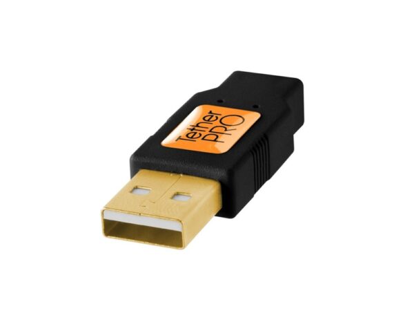 Tether Tools TetherPro USB 2 Male to Mini-B 8-Pin 4.6m Black - Image 3