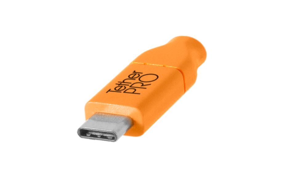 Tether Tools TetherPro USB-C to USB-C 4.6m Hi-Vis Orange - Image 2