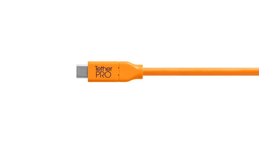 Tether Tools TetherPro USB-C to USB-C 4.6m Hi-Vis Orange - Image 3
