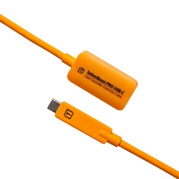 Tether Tools Tetherboost Pro USB-C Core Controller Extension - Orange - Image 4