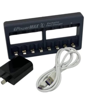 iPower 8 x AA Lithium Fast Smart Charger
