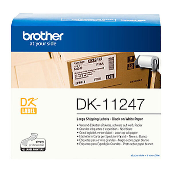 Brother DK11247 White Label 180 (103x164mm) label per roll