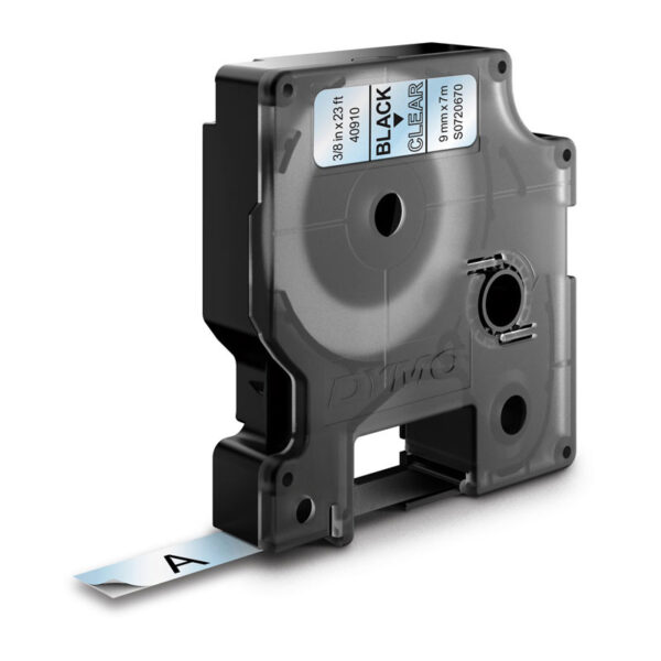 Dymo D1 Blk on Clr 9mm x7m Tape - Image 2