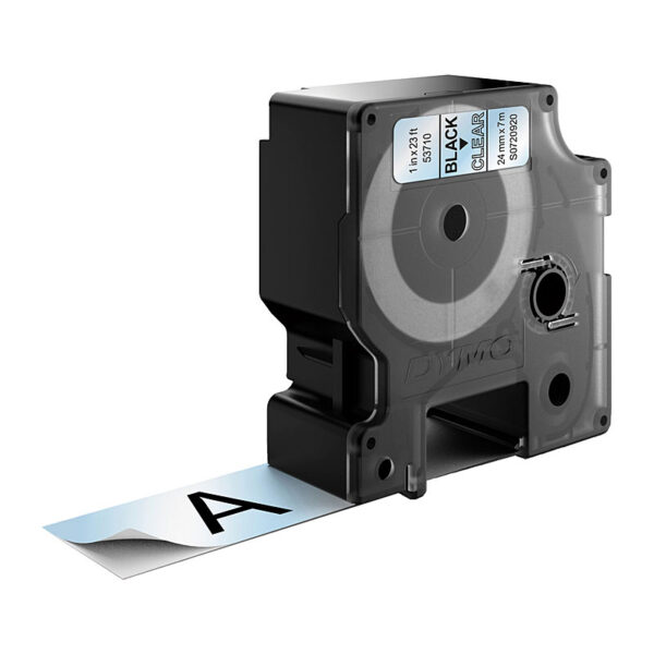 Dymo D1 Blk on Clr 24mmx7m Tape - Image 2