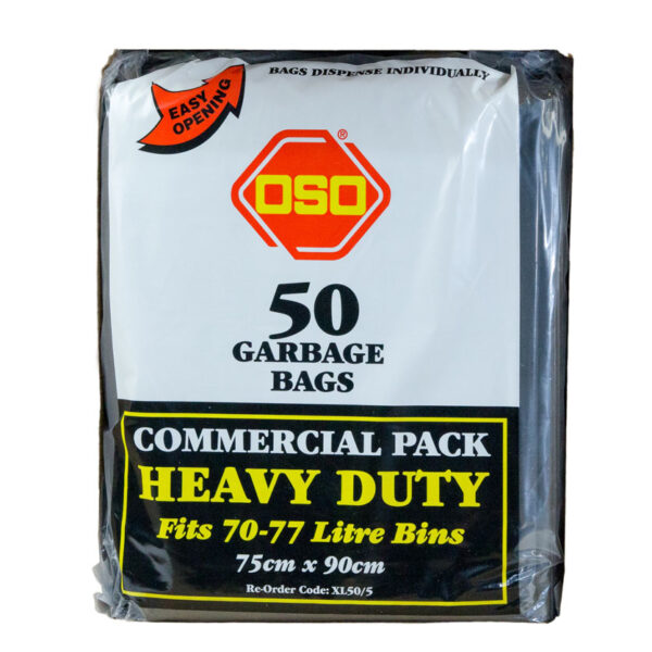 Glad Oso Heavy Duty Garbage Bag 70-77L 50 Pack