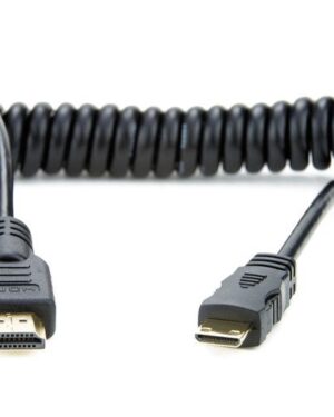 Atomos Full to Mini HDMI Coiled Cable (11.8 to 17.7") ATOMCAB008