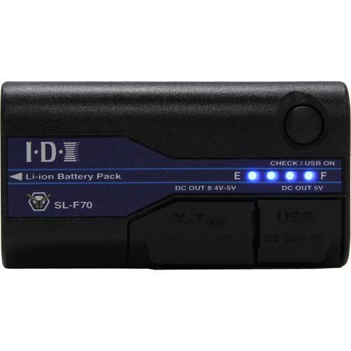 IDX ID-SL-F70 70Wh 7.2V/9600mAh Lithium ion Battery for Sony NP-F type w/USB - Image 2