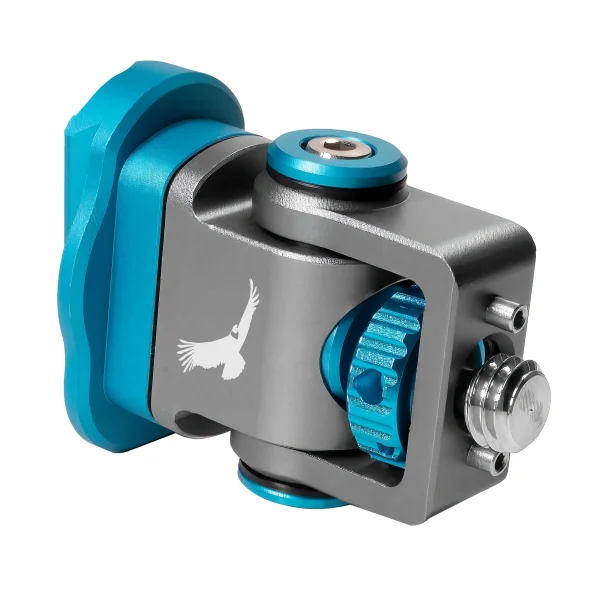 Kondor Blue Pro Monitor Mount with Mini Quick Release Built-In (Tilt/Pan) (Space Gray) - Image 3