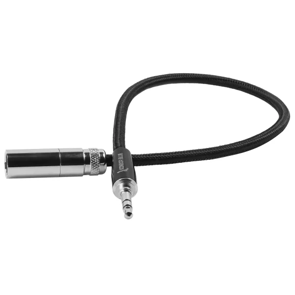 Kondor Blue 35.5cm Mini XLR Male to 3.5mm Mono Mini Plug Audio Cable for RODE on Camera Mic Systems and Shotguns - Image 2