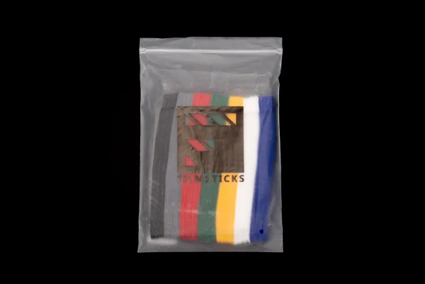 Filmsticks 105 Reusable Hook & Loop Ties 12mm x 200mm 105pcs (7 colours x 15pcs) - Image 2