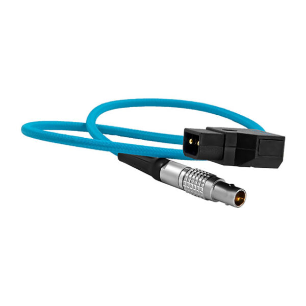 Kondor Blue D-Tap to LEMO 2-Pin 0B Male Power Cable Straight Blue - Image 3