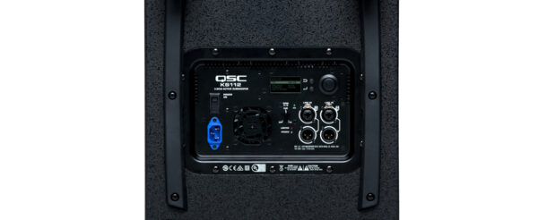 QSC KS112 2000W active, Ultra-Compact subwoofer; 12-inch woofer; 4 x swivel caster - Image 2