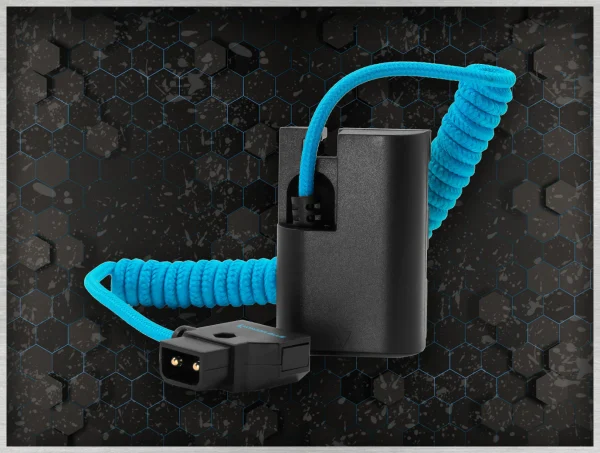 Kondor Blue D-Tap to Canon LPE6 Dummy Battery Cable - Image 3