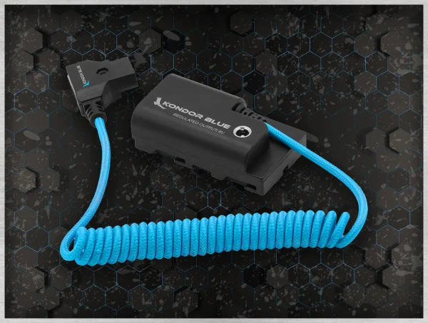 Kondor Blue D-Tap to SONY L Series Dummy Battery NPF Cable - Image 4