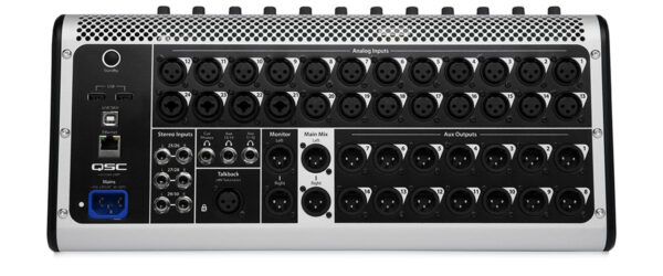QSC TouchMix-30 PRO Touchscreen digital mixer with 10"" screen, 24M+6S+2USB ins/16 outs and full DSP - Image 3