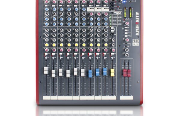 Allen & Heath ZED12FX ZED 6 mono/3 stereo ins, 4 aux, 3-band mid-sweep EQ, LR, USB IO, FX, optional rack mount - Image 3