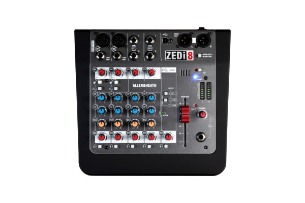 Allen & Heath ZEDi8 ZEDi 2 mic/line/DI + 2 stereo ins, 2-band EQ, LR + Headphone Outs, USB IO - Image 4
