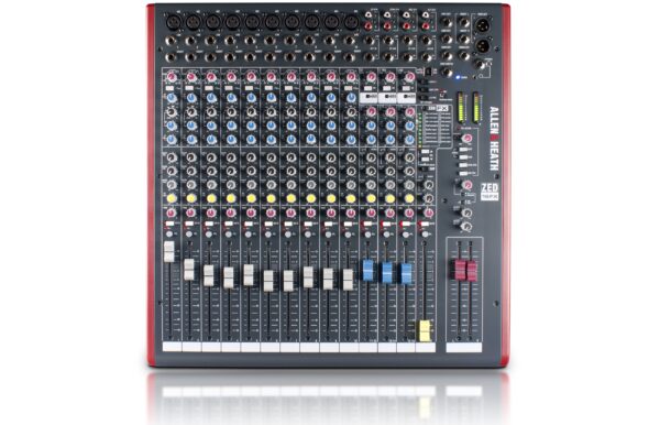 Allen & Heath ZED16FX ZED 10 mono/3 stereo ins, 4 aux, 3-band mid-sweep EQ, LR, USB IO, FX, optional rack mount - Image 3
