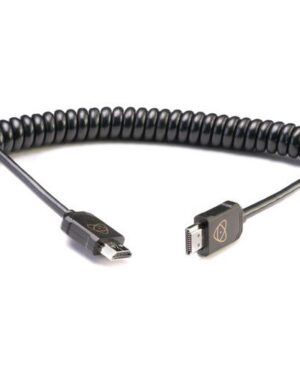 Atomos AtomFLEX HDMI (Type-A) Male to HDMI (Type-A) Male Coiled Cable (30 to 60cm) ATOM4K60C5